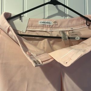 Brand New Pink Calvin Klein Suit Dress Pants